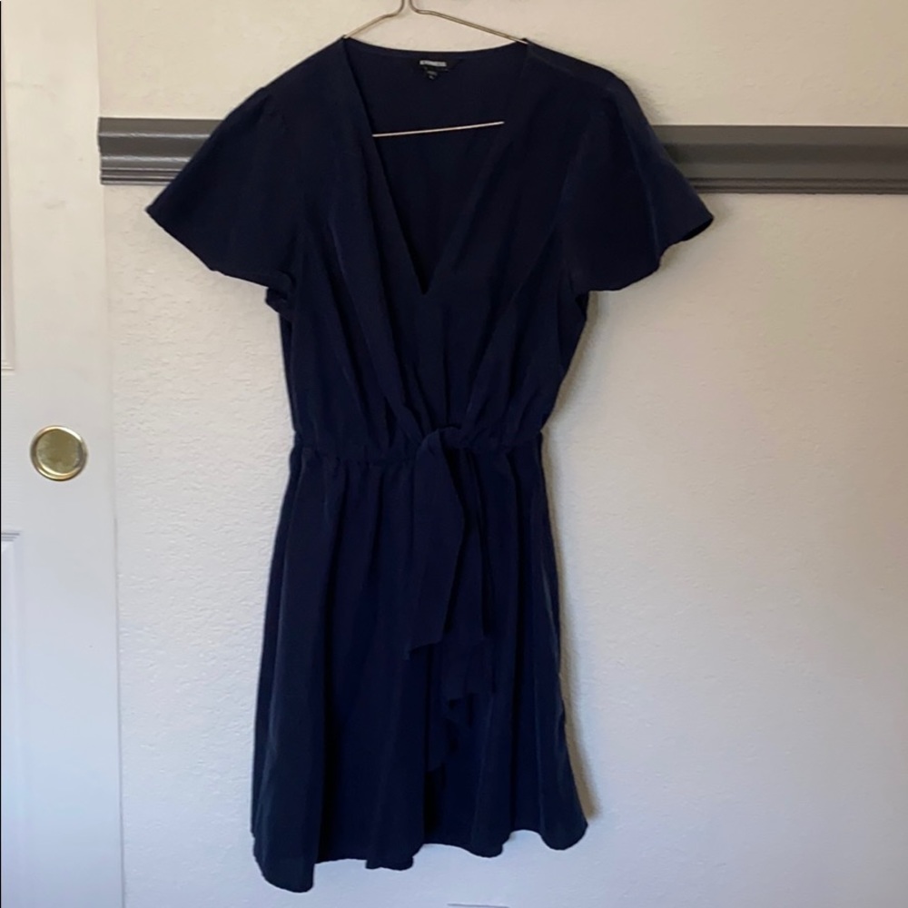 Navy short sleeve Dress